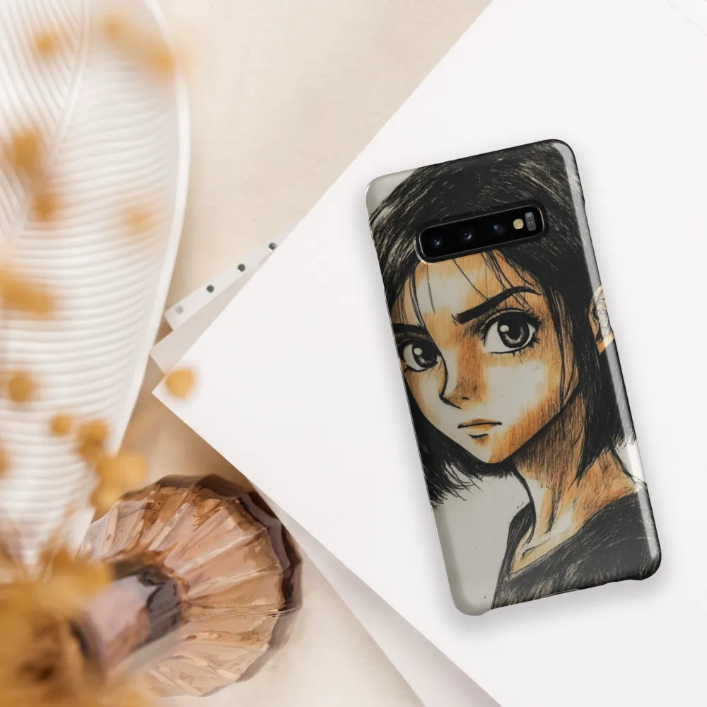 Portrait of Intensity | Phone Case |  S10 Plus | Snap Case | Glossy