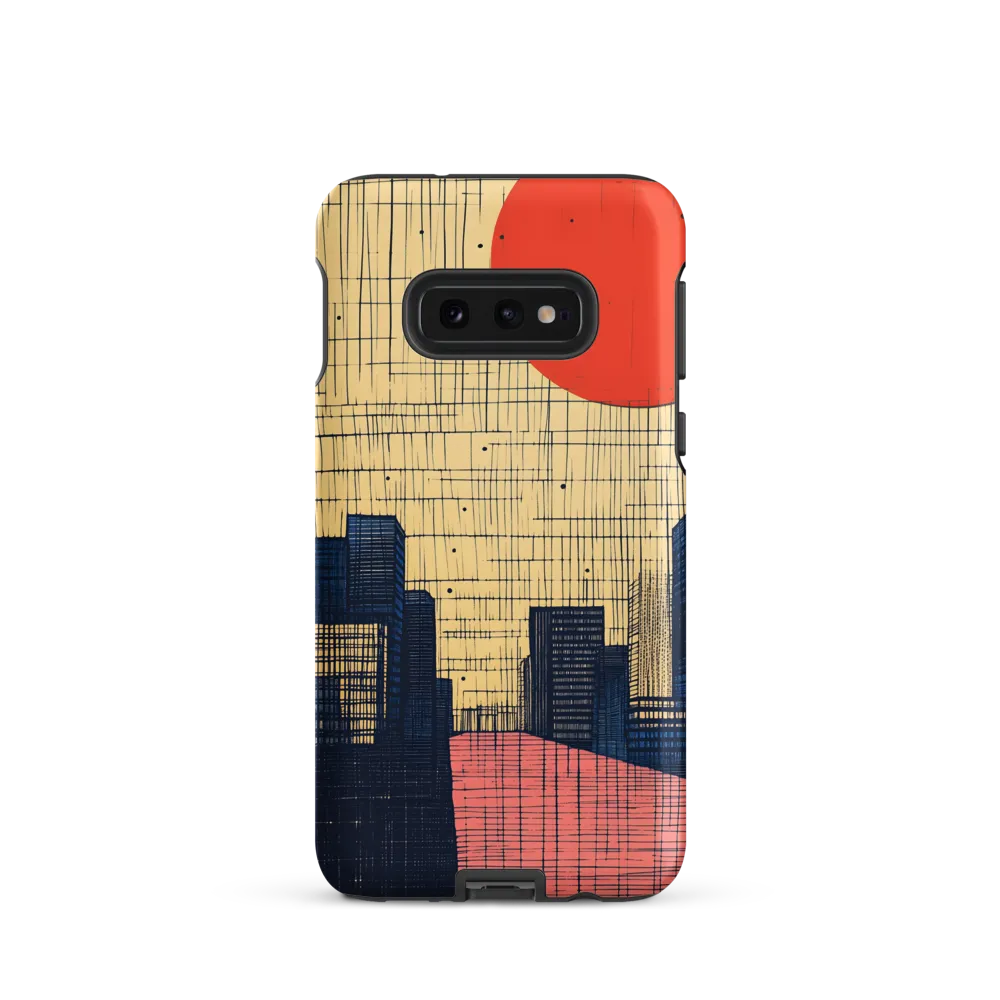 Urban Echoes: A Minimalist Cityscape