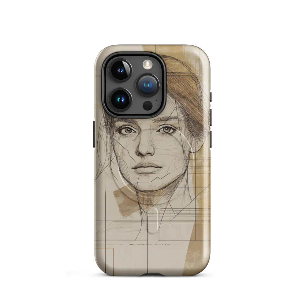 Geometric Elegance: A Modern Portrait