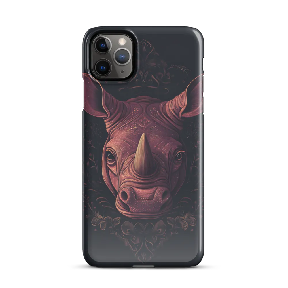 Regal Rhinoceros | Phone Case |  11 Pro Max | Snap Case | Glossy