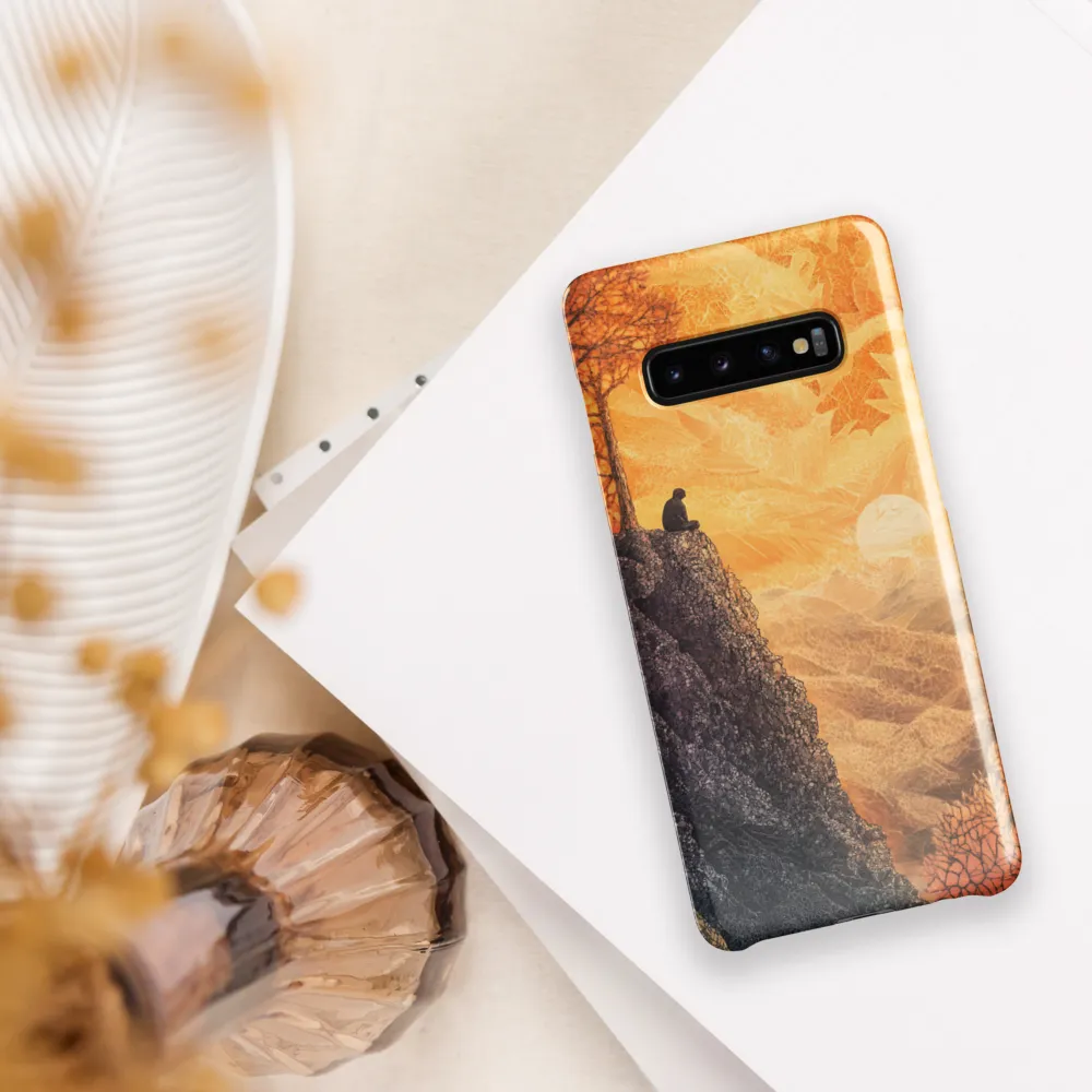 Solitude at Sunset | Phone Case |  S10 Plus | Snap Case | Glossy