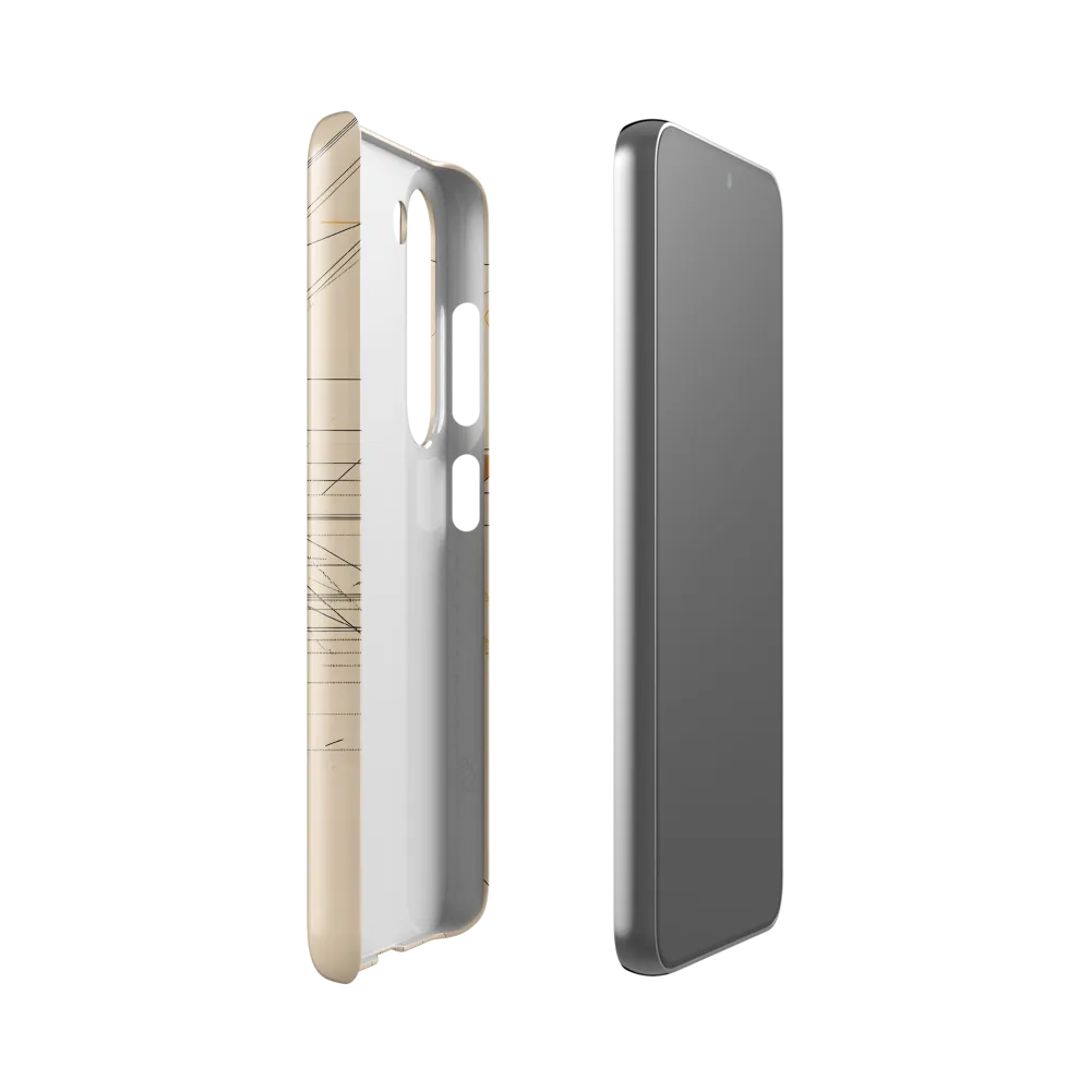 Abstract Profile: A Minimalist Exploration | Phone Case |  S23 | Snap Case | Glossy