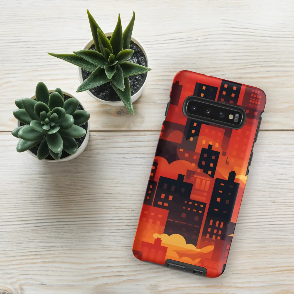 Radiance of the Urban Horizon | Phone Case |  S10 | Tough Case | Matte