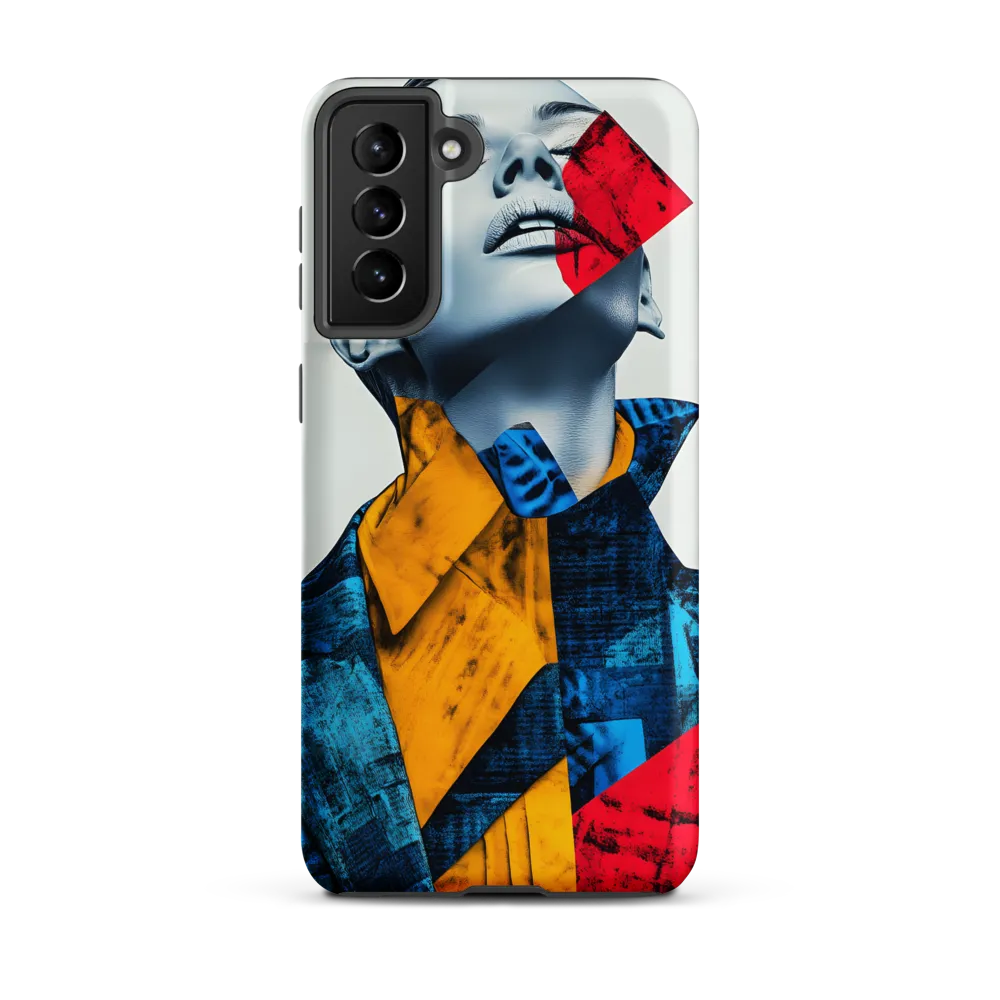 Fragmented Confidence: A Surreal Fashion Portrait