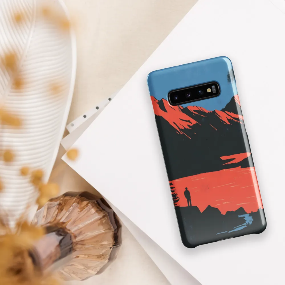 Serenity in Contrast | Phone Case |  S10 Plus | Snap Case | Glossy