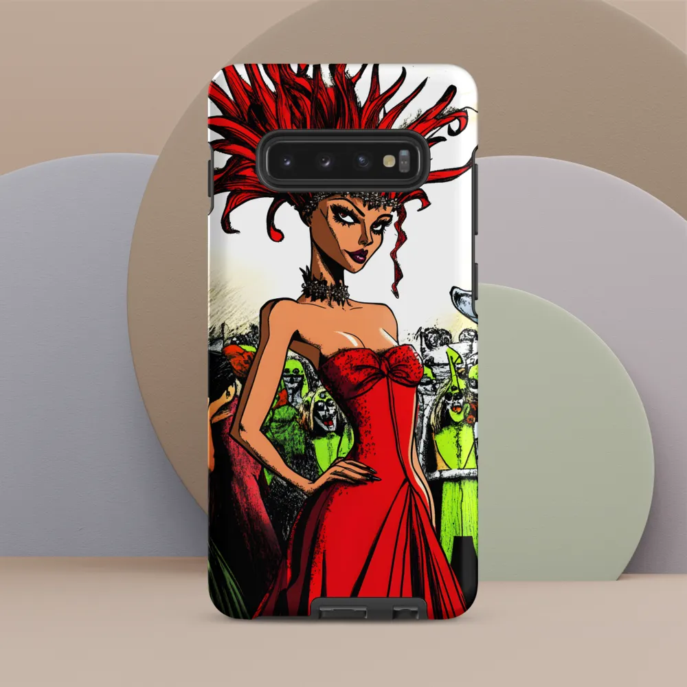 Fiery Elegance: A Fashion Statement