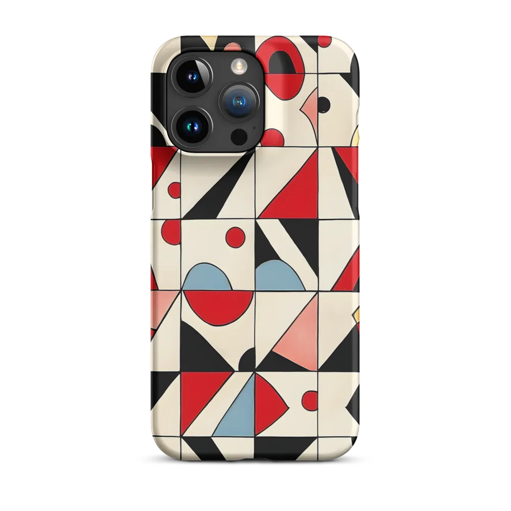 Dynamic Geometric Harmony | Phone Case |  15 Pro Max | Snap Case | Matte
