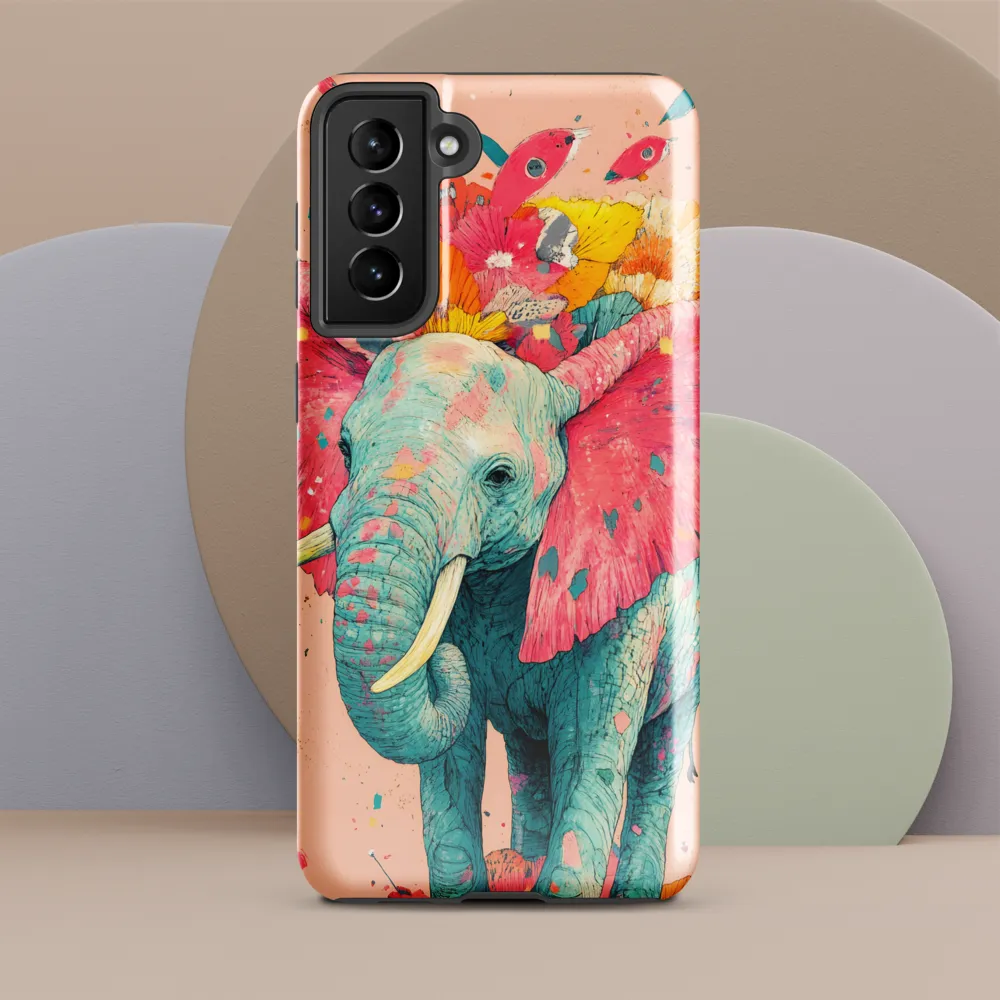 Whimsical Elegance: The Floral Elephant