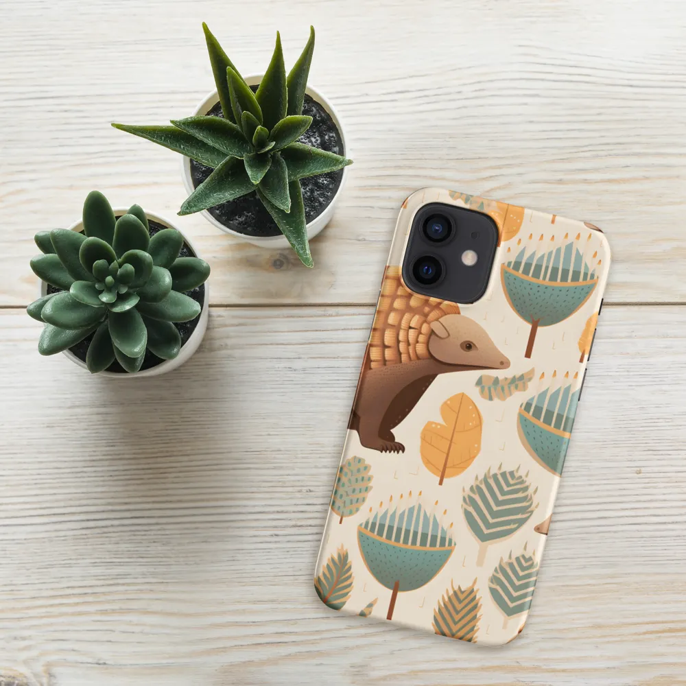 Pangolins in a Whimsical Habitat