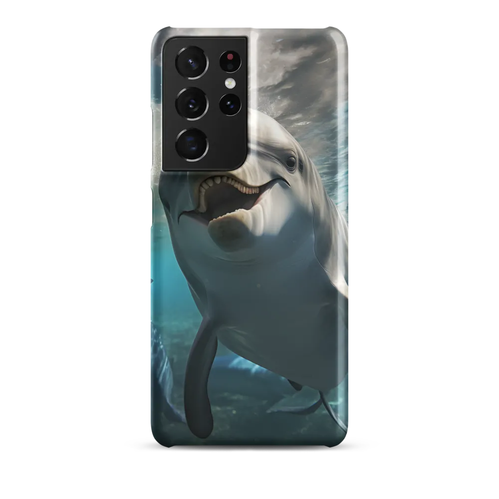 Beneath the Waves: A Dolphin's Dance