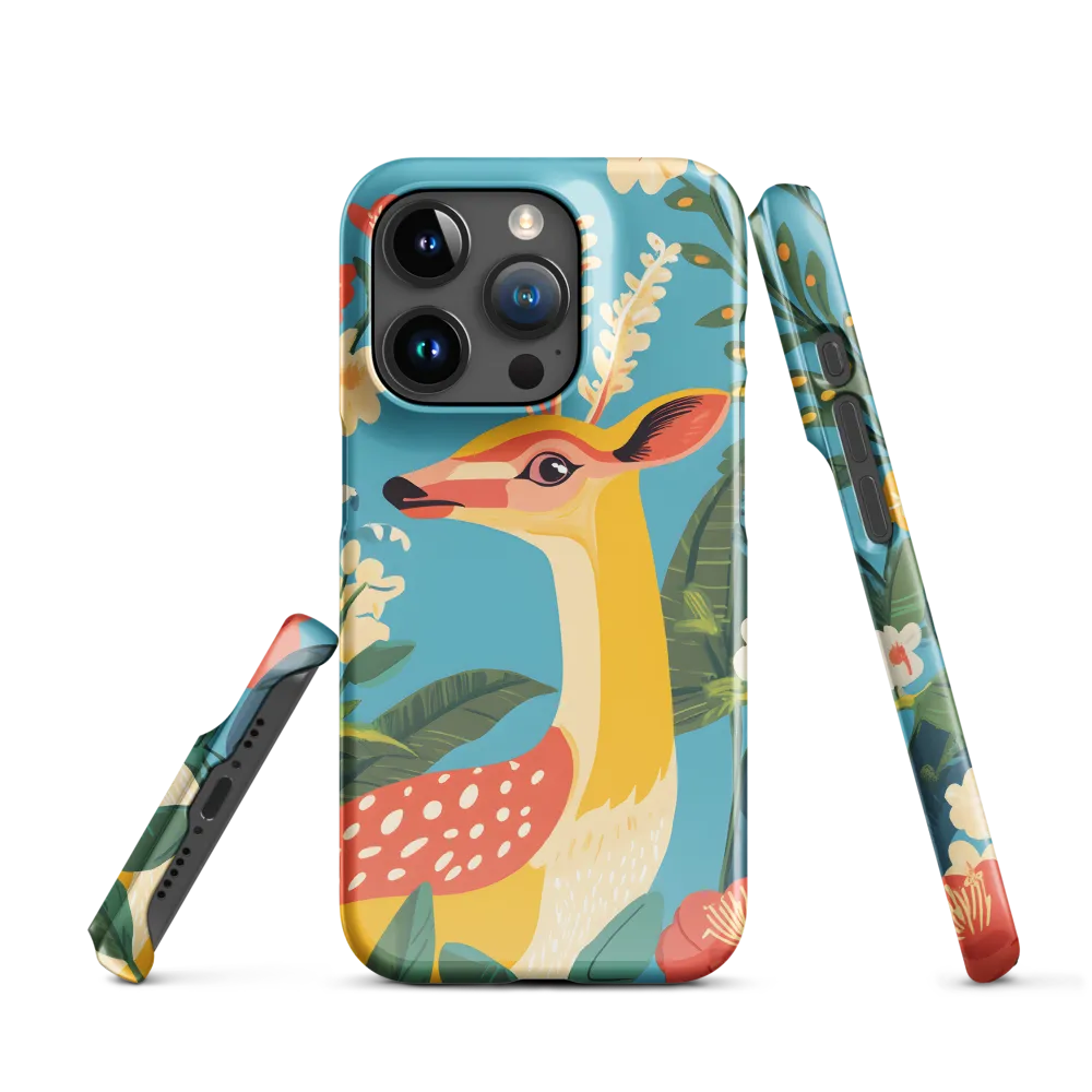 Serene Majesty: A Vibrant Deer Amidst Flora