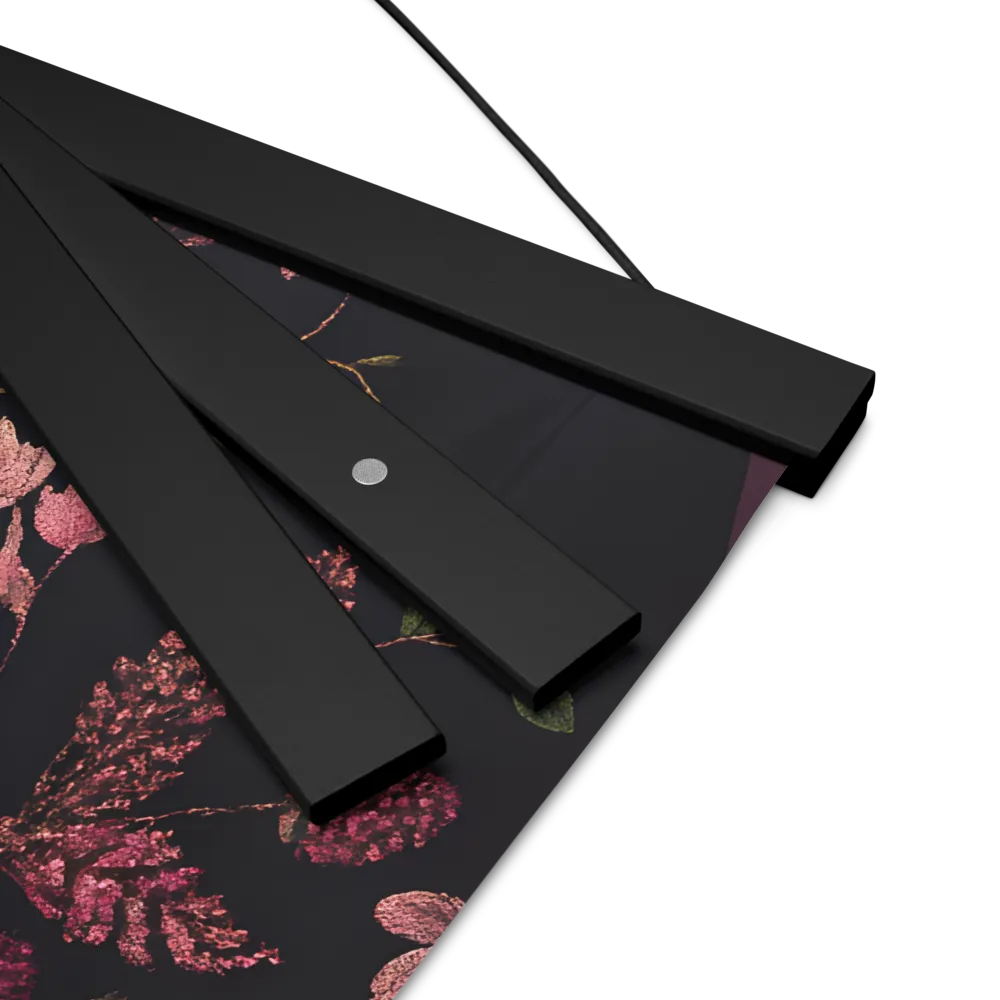 Botanical Elegance | Poster With Black Wood Hanger | 16″×16″