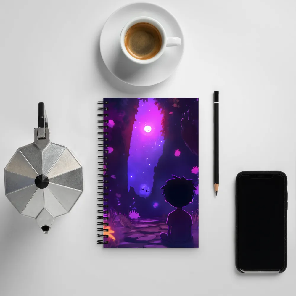 Lost in Cosmic Wonder | Spiral Notebook