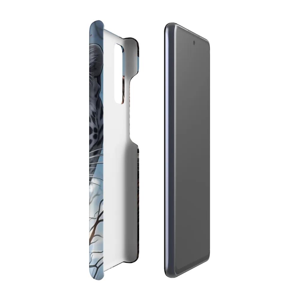 Silent Vigil: The Enigmatic Leopard | Phone Case |  S20 FE | Snap Case | Matte