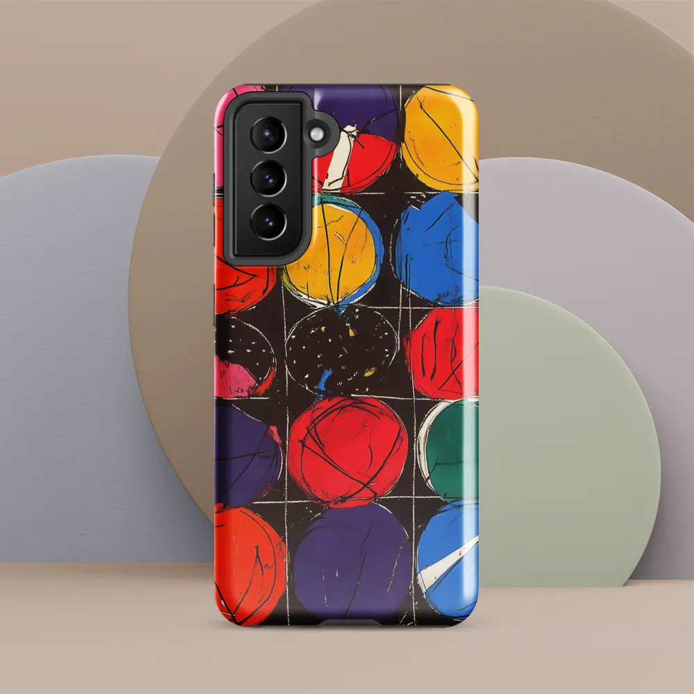 Colorful Circles in Abstract Harmony