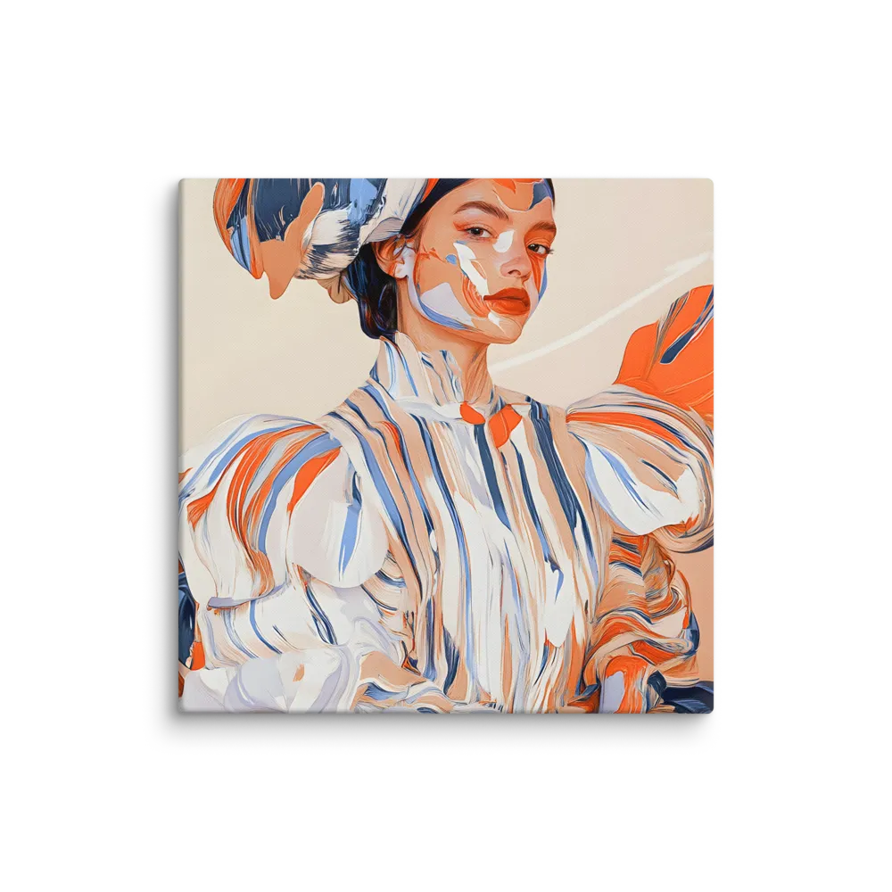 Vibrant Elegance | Canvas | 18″×18″