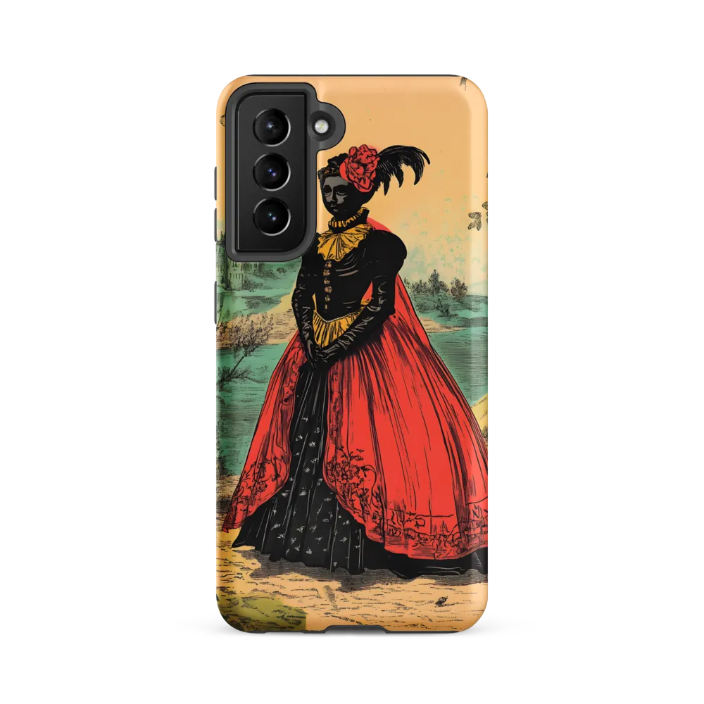 Elegance in Red and Gold