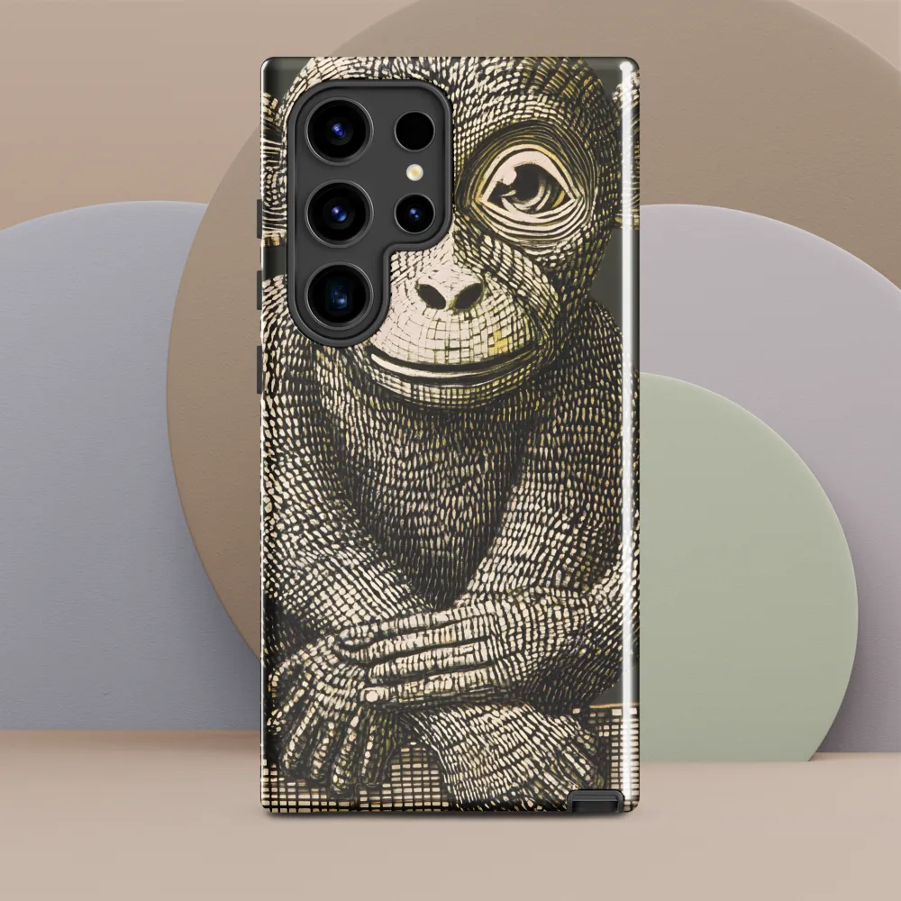 Intricate Primate Portrait