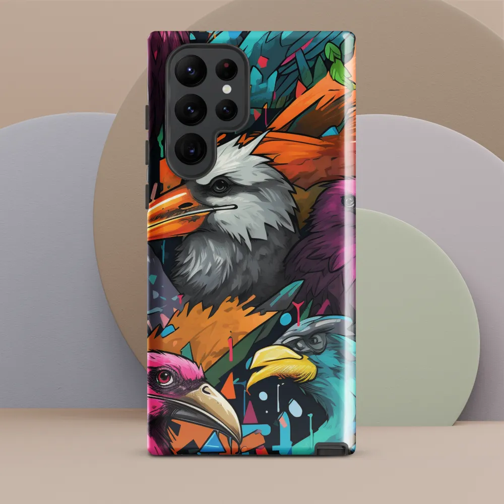 Avian Vortex: A Celebration of Color and Form