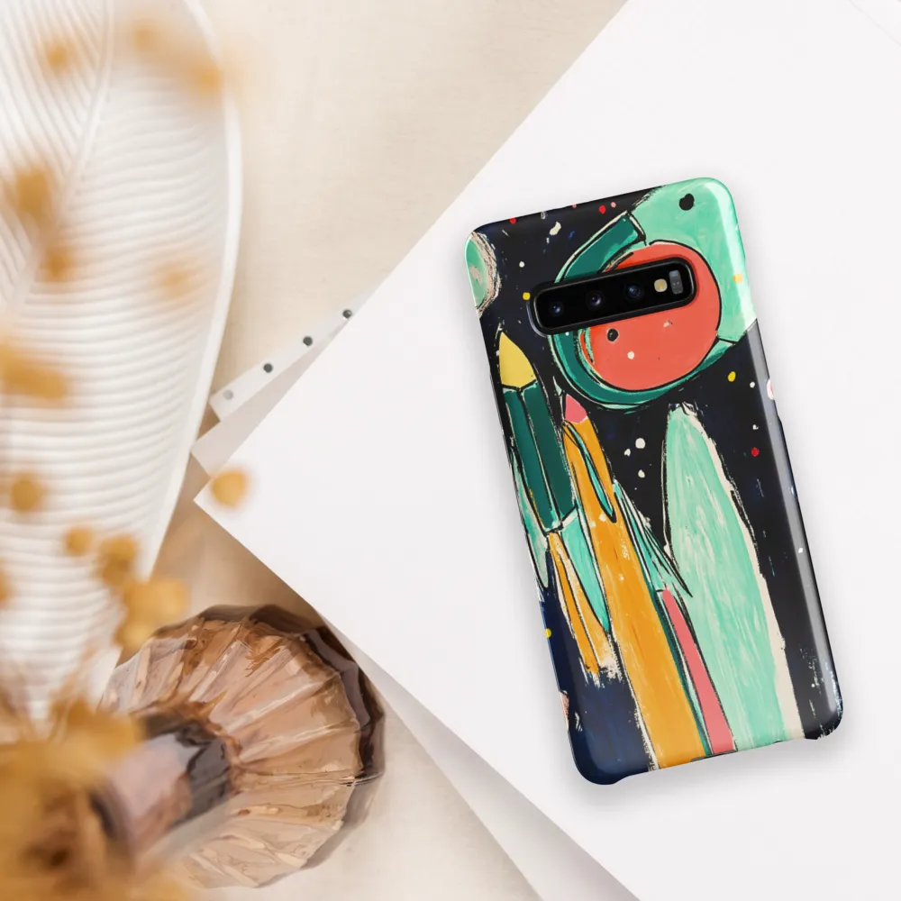 Playful Exploration of the Cosmos | Phone Case |  S10 Plus | Snap Case | Glossy