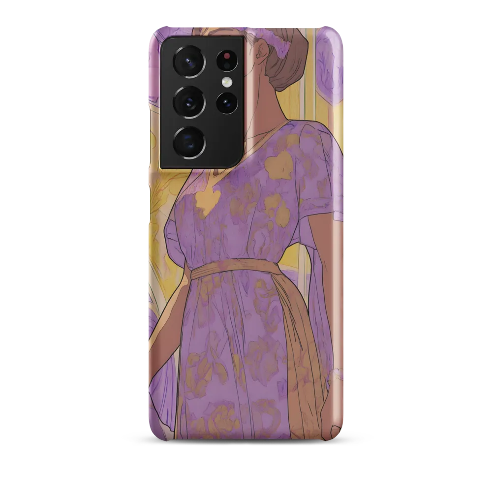 Elegance in Floral Harmony | Phone Case |  S21 Ultra | Snap Case | Matte