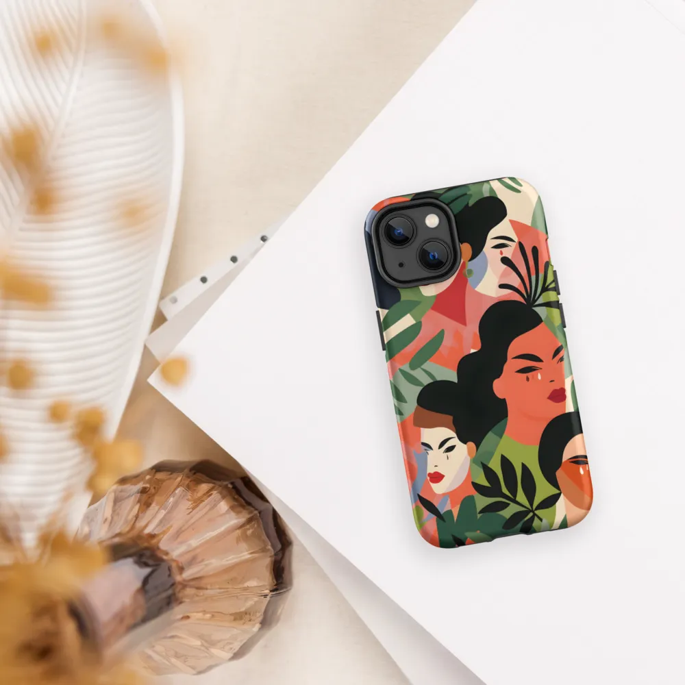 Harmony of Nature and Femininity | Phone Case |  14 | Tough Case | Matte