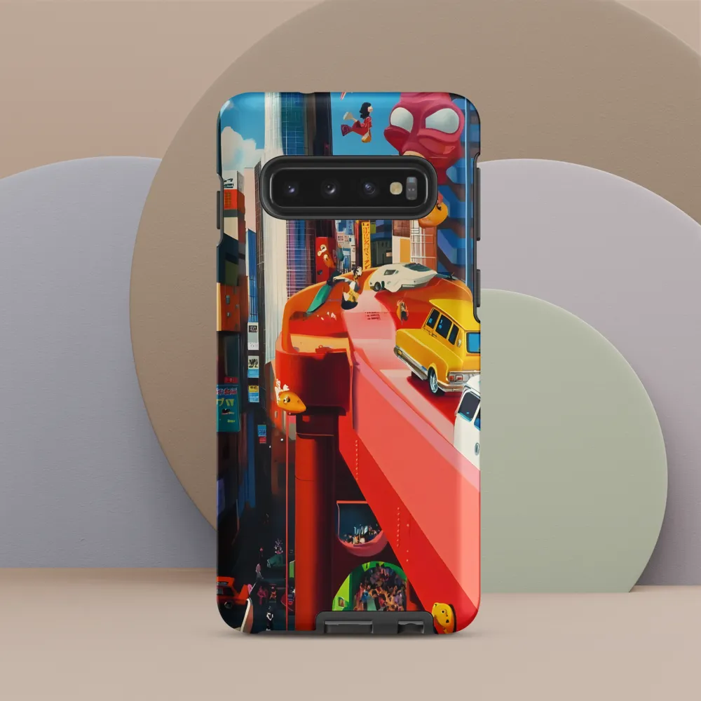 Urban Whimsy: A Colorful Cityscape