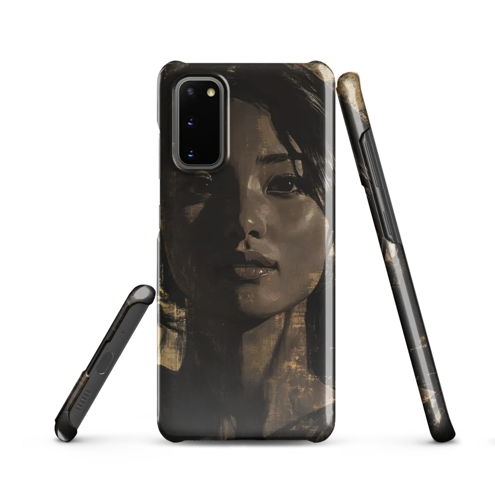 Golden Gaze: A Contemporary Portrait