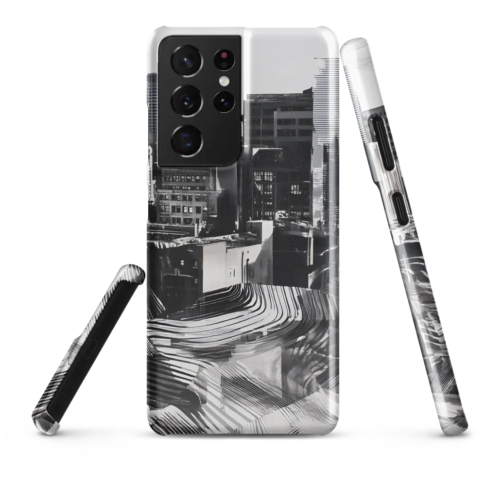Urban Rhythm in Black and White | Phone Case |  S21 Ultra | Snap Case | Glossy