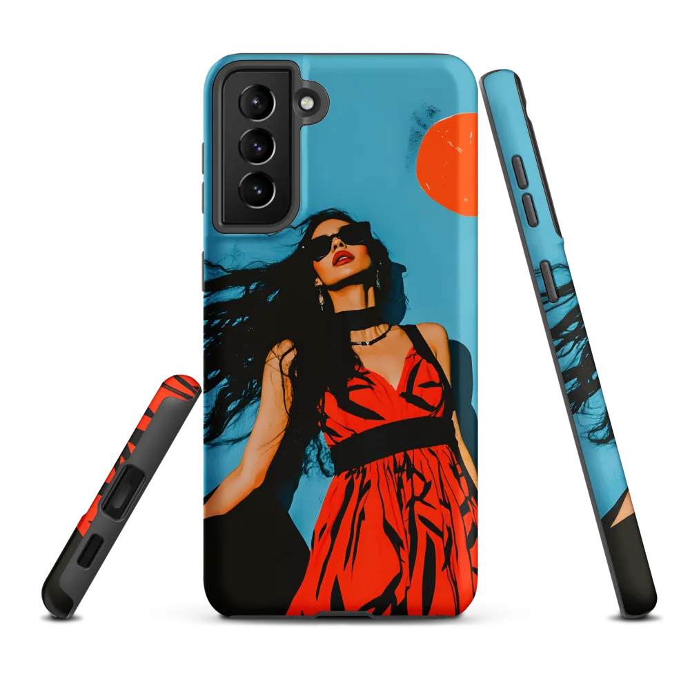 Sunset in Fashion: A Modern Portrait