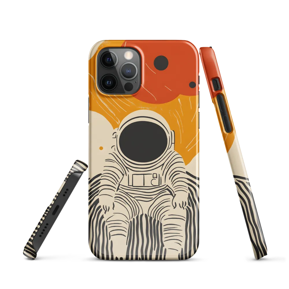 Astronaut in Cosmic Thoughts | Phone Case |  12 Pro | Snap Case | Glossy