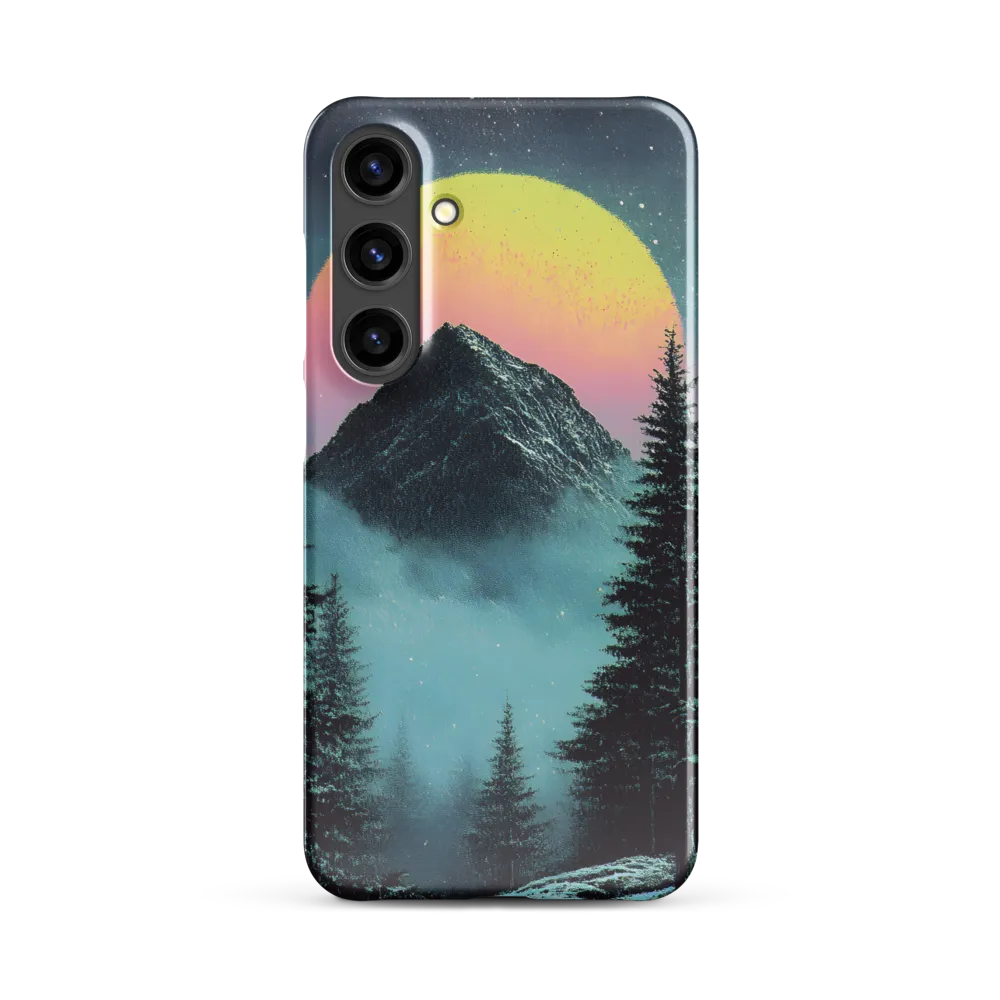 Ethereal Peaks Under Celestial Lights