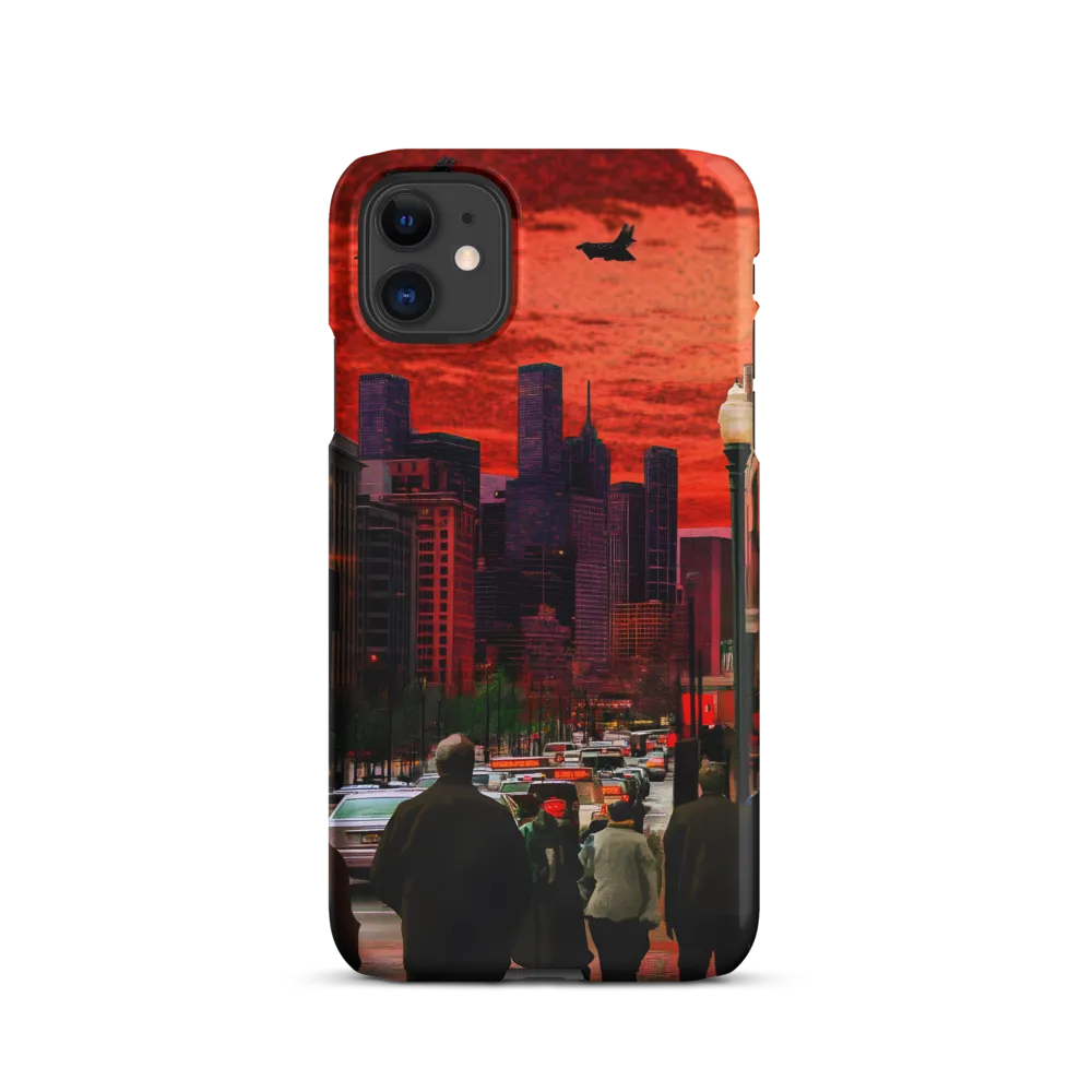 Urban Reverie: Stratospheric Shadows | Phone Case |  11 | Snap Case | Matte