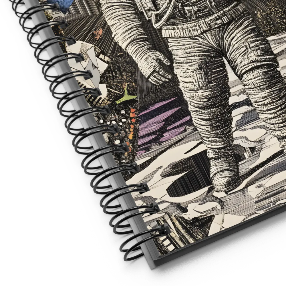 Beyond the Stars: The Astronaut's Voyage | Spiral Notebook