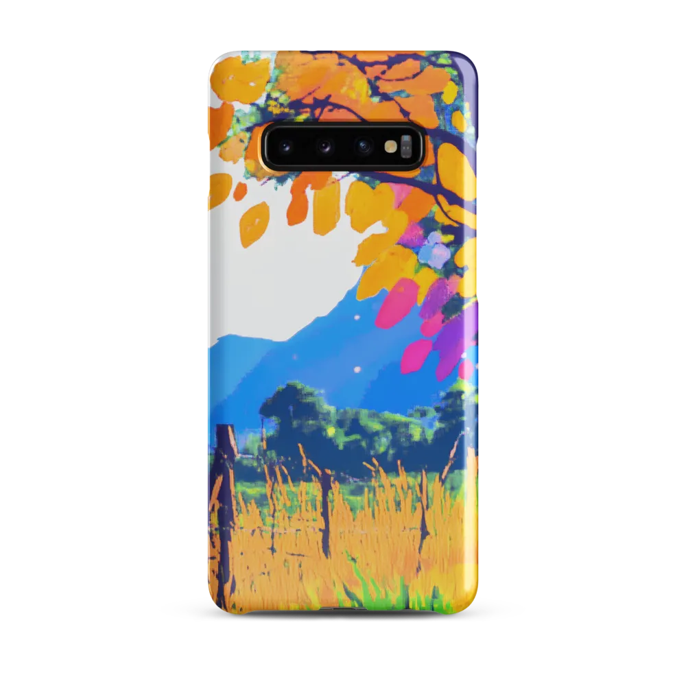 Autumn Serenity in a Vibrant Landscape | Phone Case |  S10 Plus | Snap Case | Glossy