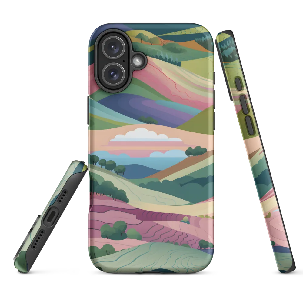 Harmonious Hills | Phone Case |  16 Plus | Tough Case | Matte