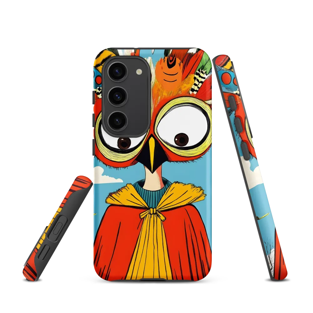 A Whimsical Encounter: The Owl-Human Fusion