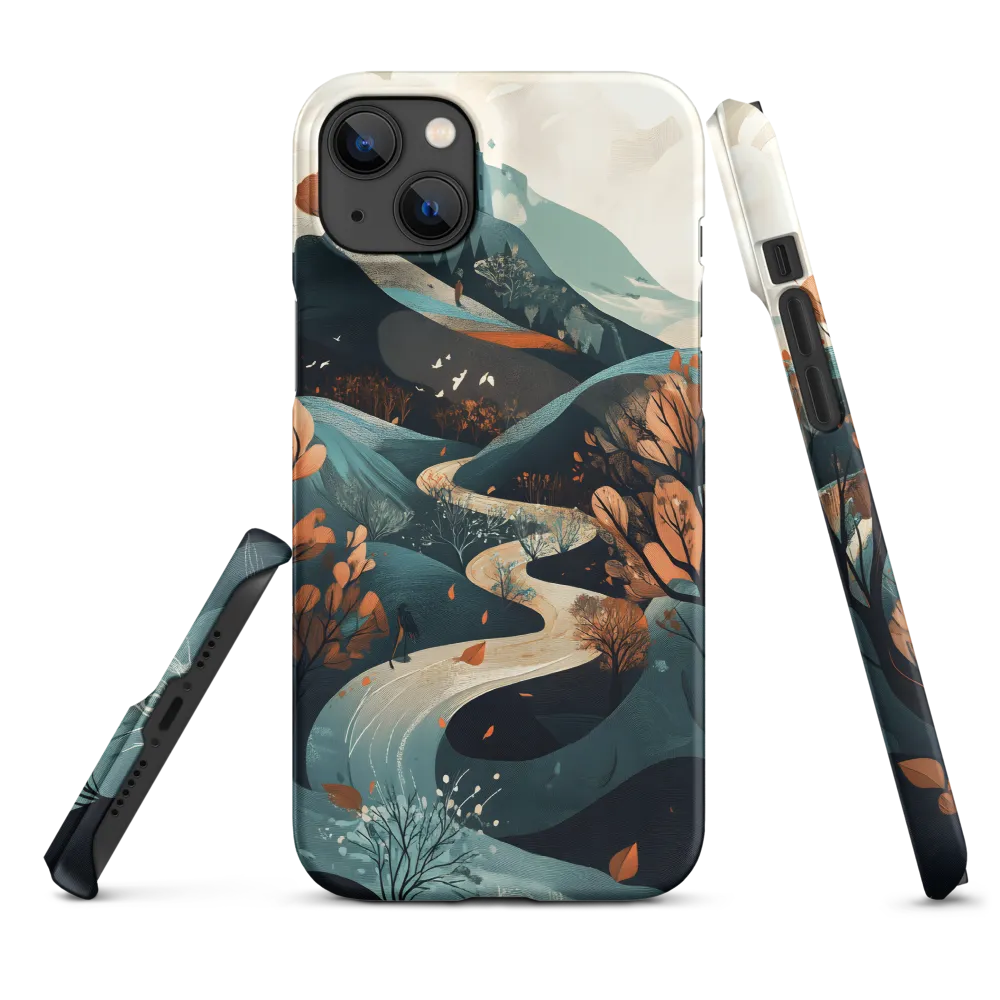 Whispers of Autumn: A Serene Journey | Phone Case |  14 Plus | Snap Case | Matte
