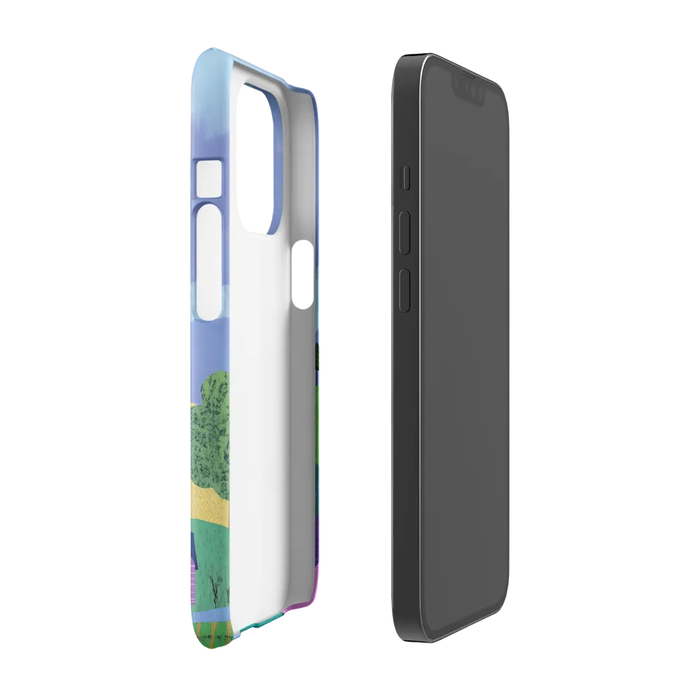 Whimsical Hills and Quaint Homes | Phone Case |  13 Pro | Snap Case | Glossy