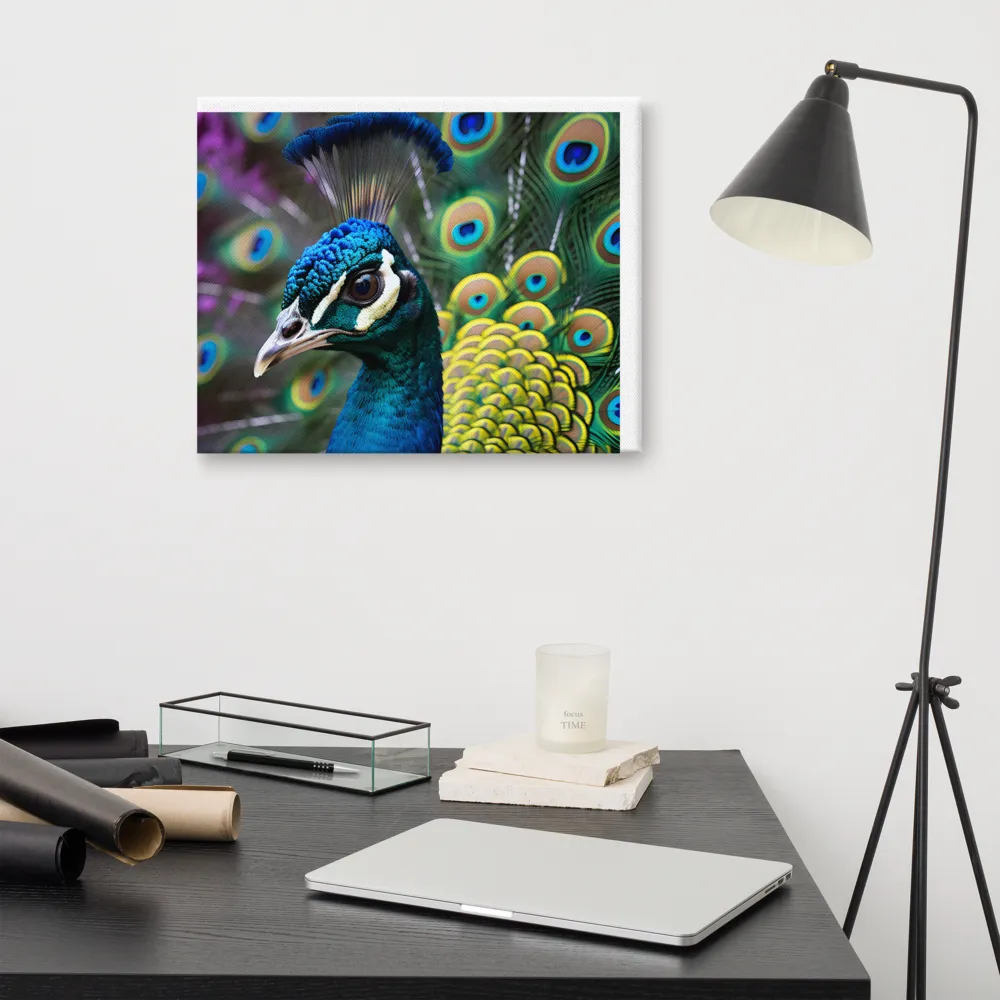 Regal Plumage: The Peacock's Splendor | Art Print