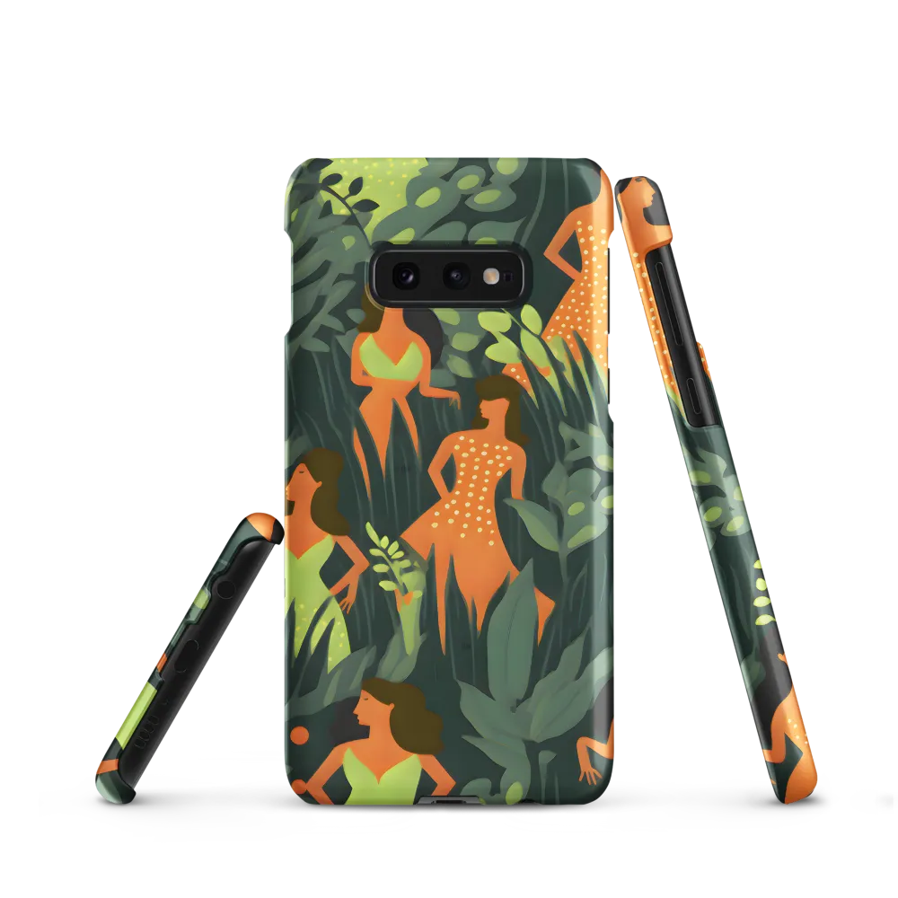 Playful Harmony in Patterns | Phone Case |  S10e | Snap Case | Matte