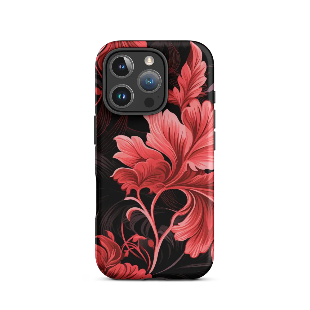 Tropical Elegance in Red