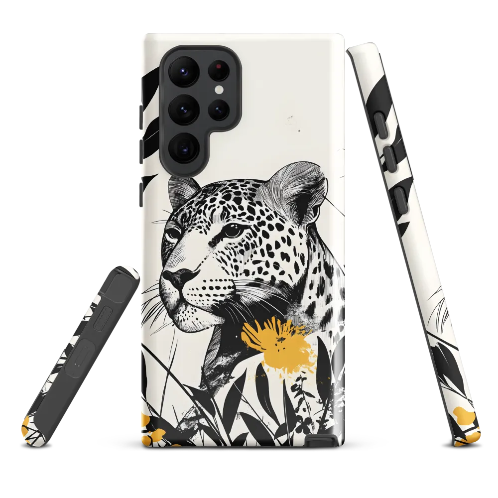 Majestic Leopard Amongst Flora