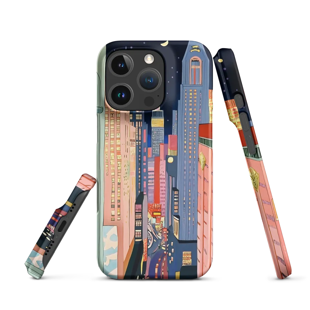 Urban Dreamscape: A Pop Art Night | Phone Case |  16 Pro | Snap Case | Matte