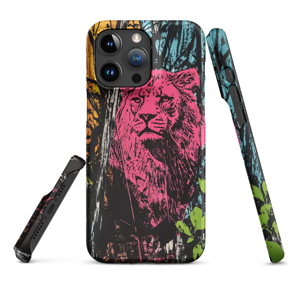 Fierce Vibrance: The Pink Lion