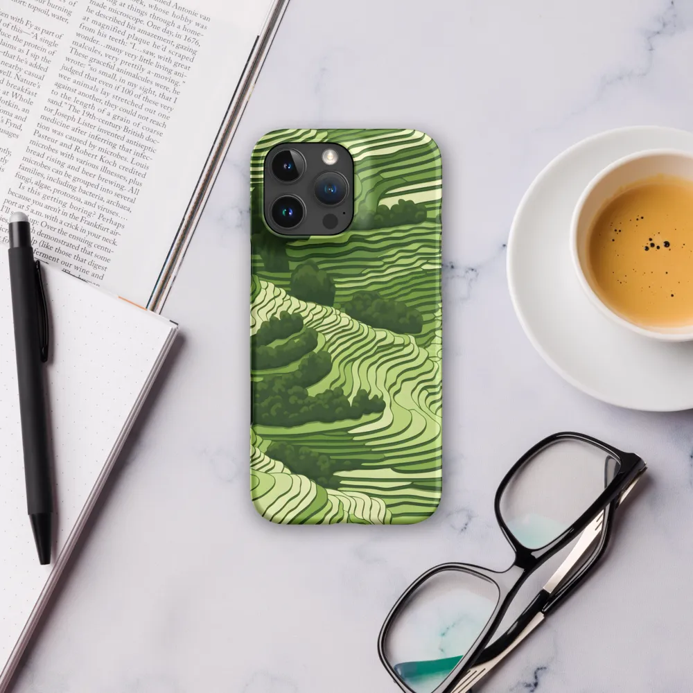 Waves of Green: An Abstract Landscape