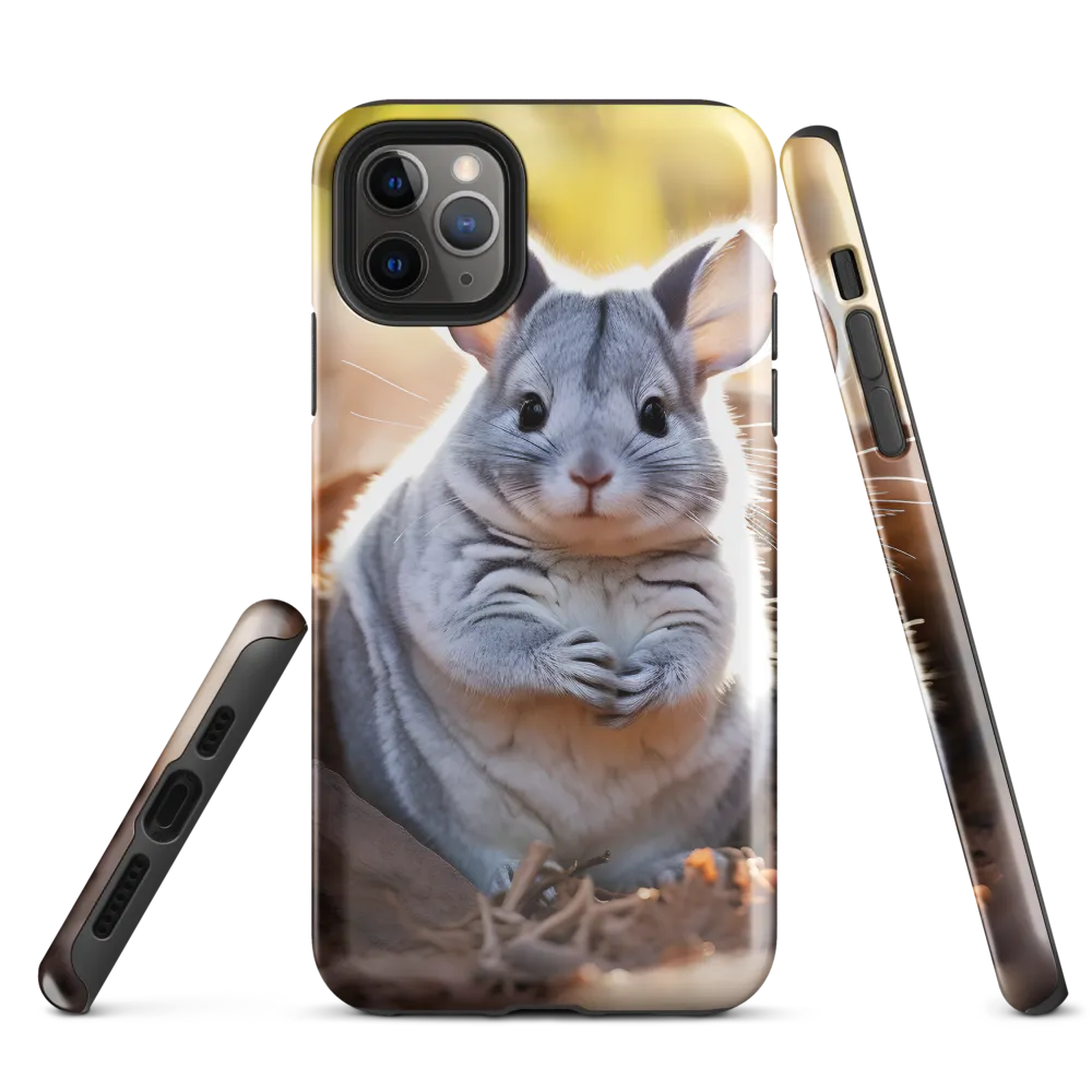 Gentle Whispers of Nature: The Chinchilla | Phone Case |  11 Pro Max | Tough Case | Glossy