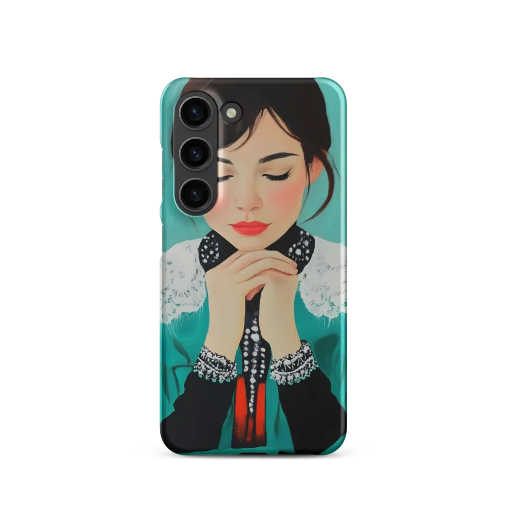 Serenity in Turquoise | Phone Case |  S23 | Snap Case | Matte