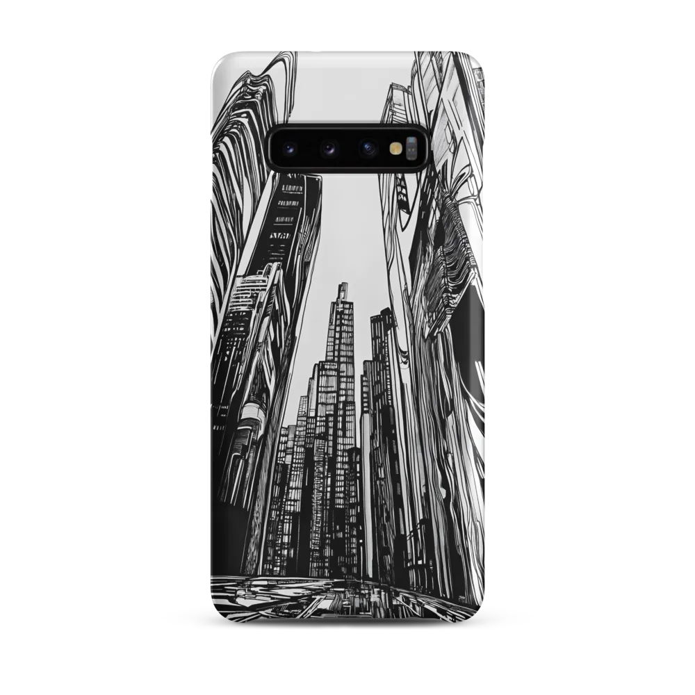 Urban Echoes: A Line Art Journey