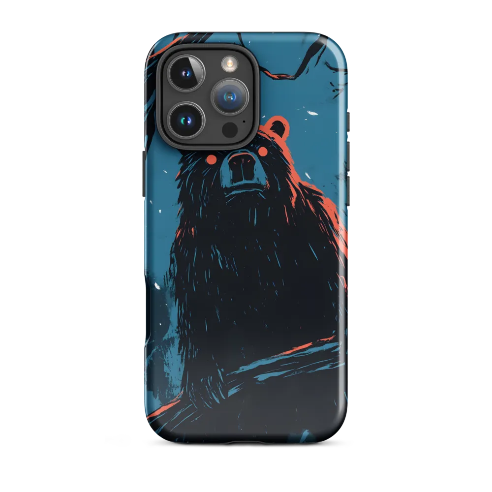 Eerie Majesty: A Bear in the Night
